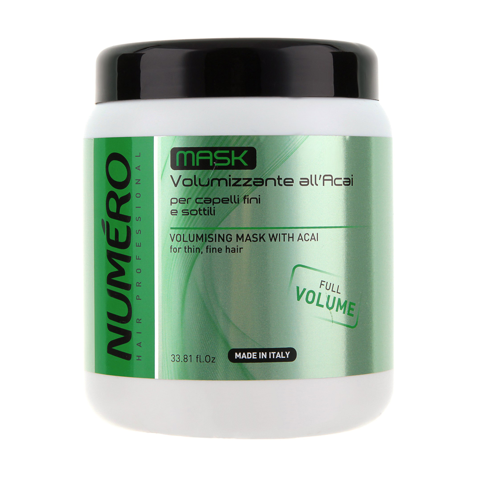Маска Brelil Numero Volumising Mask для об'єму волосся, з екстрактом асаї, 1 л